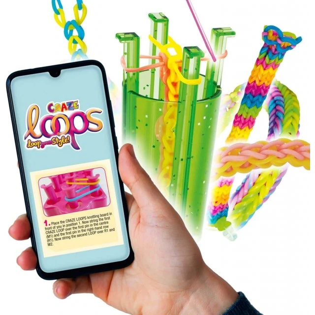 Creative kit, Craze, Loops, DIY bracelets with rubber bands