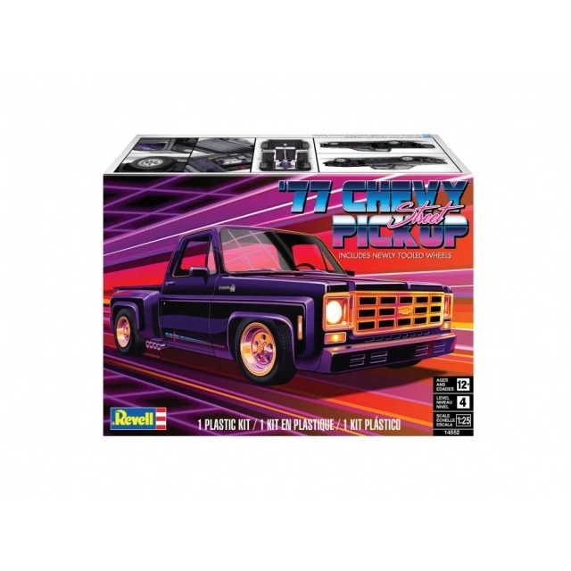 Пикап ′77 Chevy - сглобяем модел, 102 части