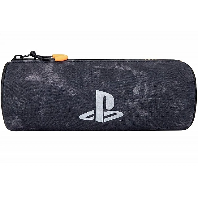Цилиндричен ученически Несесер Kstationery, Playstation, Sinse 1994, 22х8х8cм