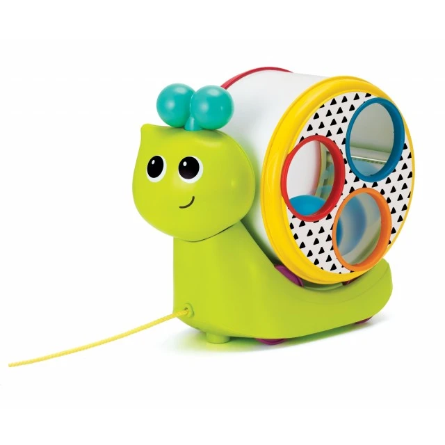 Играчка за дърпане 3 в 1, Infantino, Охлюв