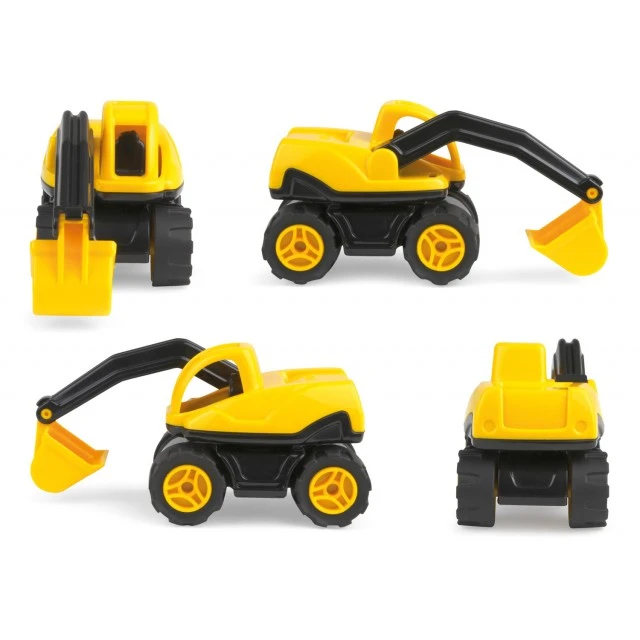 Toy cart, Lena, Excavator, Workies, 13 cm