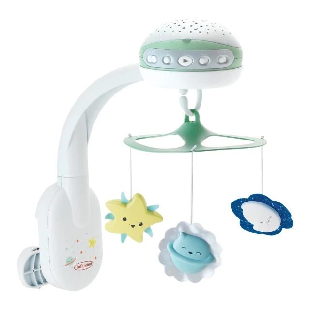 Musical carousel with projector 3in1, Infantino, Green