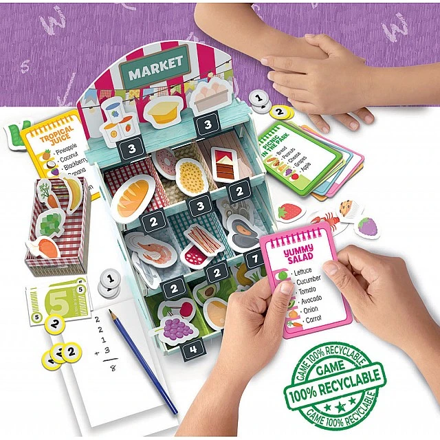 Educational game, Educa, Shopping list, 142 pieces