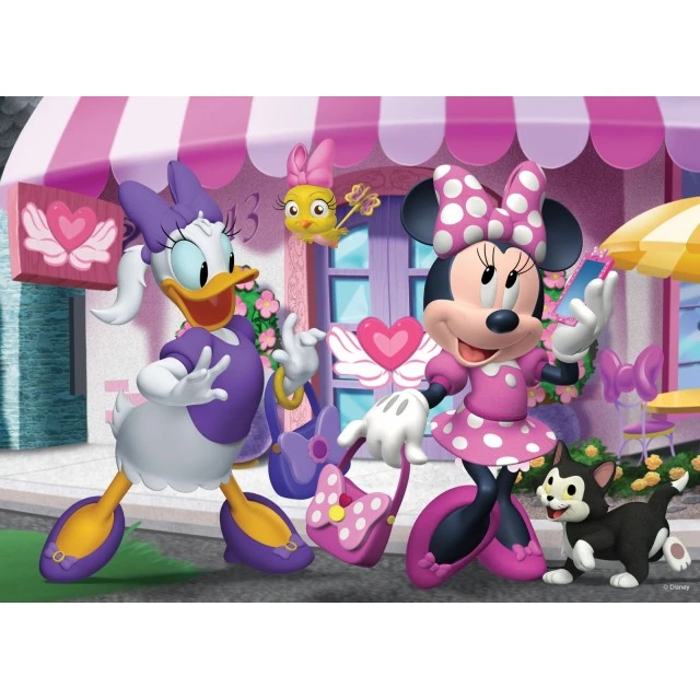 Puzzle, Lisciani, Minnie Mouse, Double-sided puzzle 35 pieces