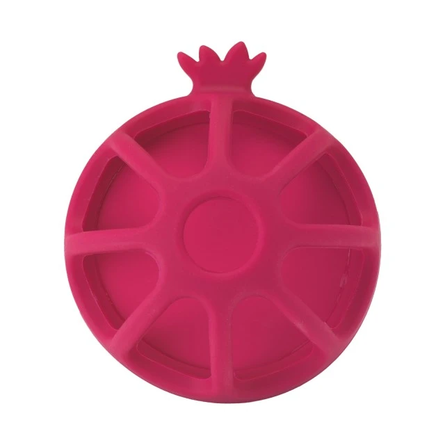 Soothing Silicone Baby Teether, Infantino, Pomegranate