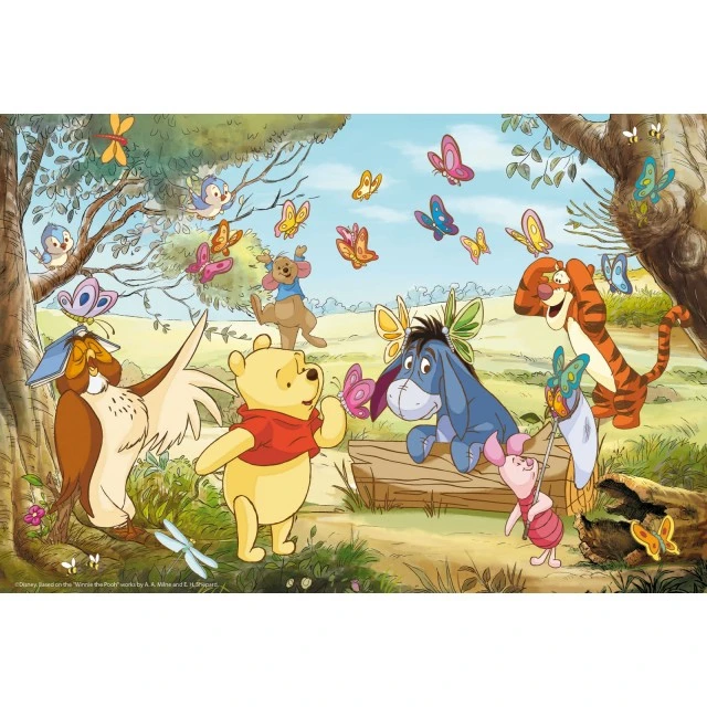 Puzzle, Lisciani, Winnie the Pooh, Double-sided puzzle 24 pieces