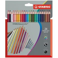 Комплект акварелни моливи, Stabilo, 24 цвята