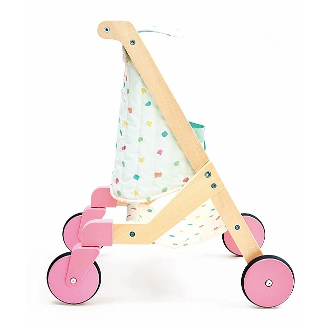 Wooden Children's Doll Stroller, Hape, 2 parts