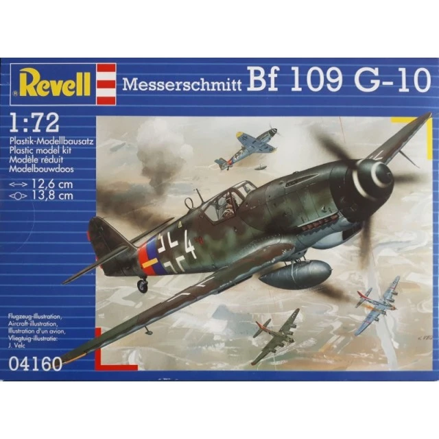 Германски изтребител на Луфтвафе Messerschmitt Bf 109 G-10 - сглобяем модел