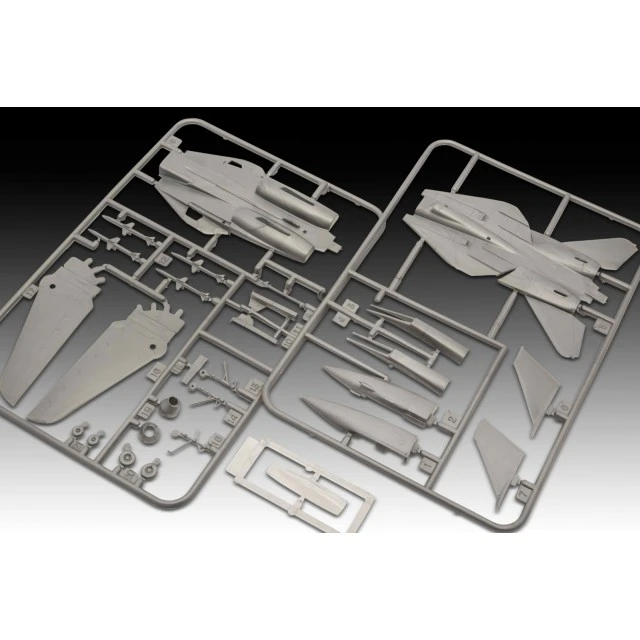 Assembly model, Revell, Grumman F-14 A Tomcat fighter, 49 parts