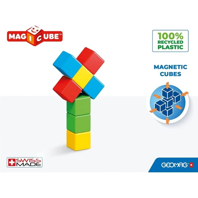 Magnetic construction set Magicube, Full Color, 8 pieces