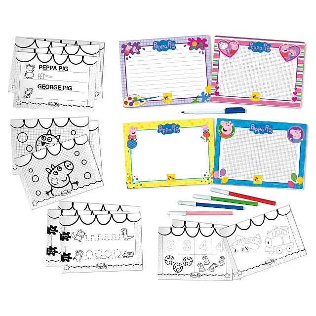 Creative set, Lisciani, Peppa Pig, Drawing school