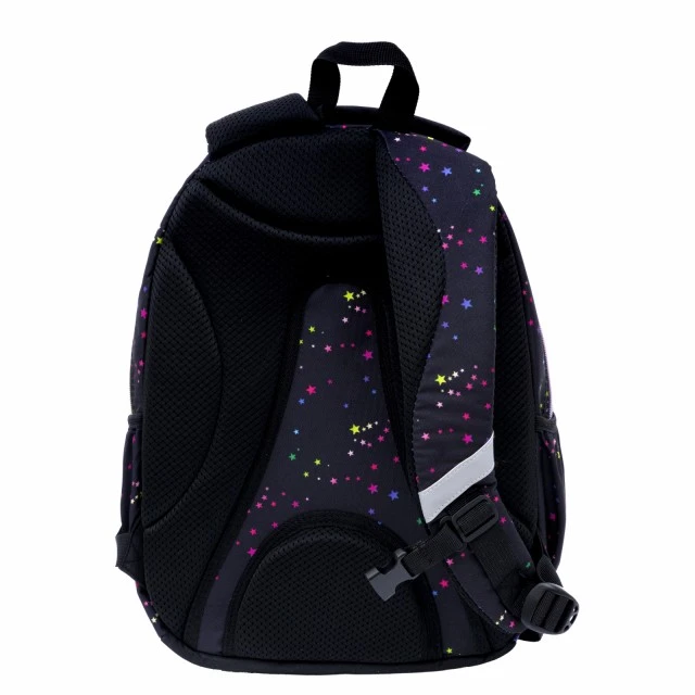 School backpack, Head, Gold kitten effect, AB330, 39 x 28 x 15 cm