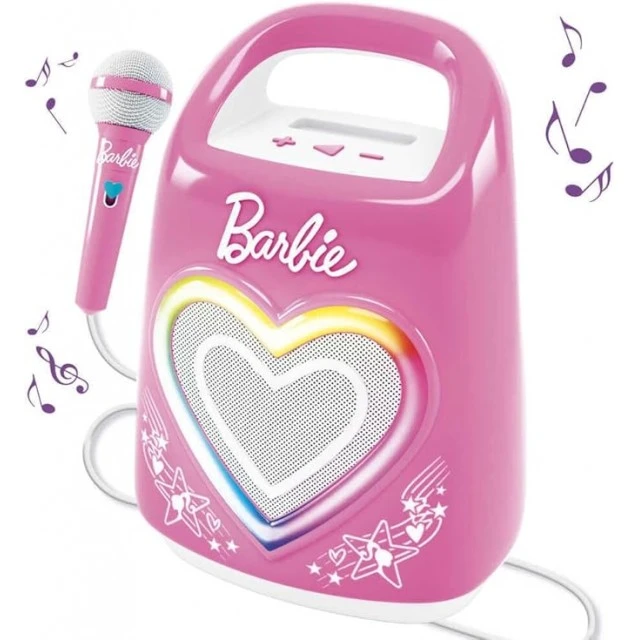 Karaoke, Lisciani, Barbie, Bluetooth speaker set with microphone