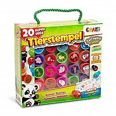 Комплект печати, Craze, Животни, 20 броя, Многоцветен