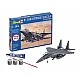 Assembly model, Revell, Starter kit F-15 Strike Eagle fighter with bombs, 70 parts