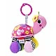 Baby soft toy, Infantino, Pink turtle with mirror