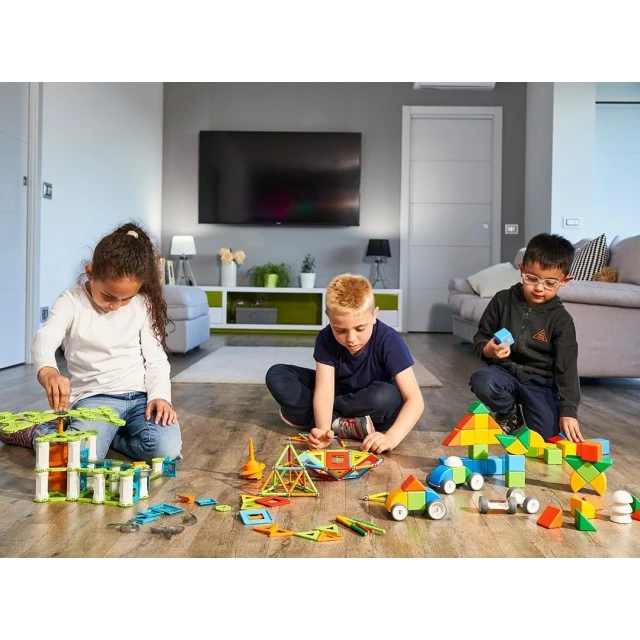 Magnetic constructor, Geomag, Various geometric shapes, 6 parts