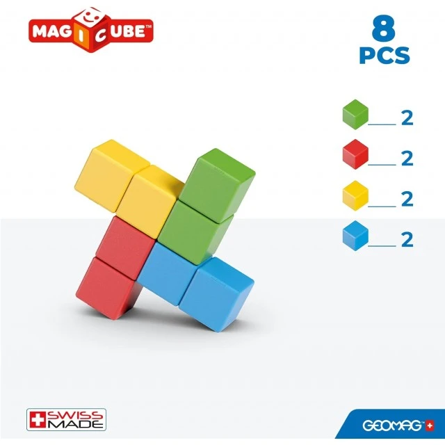 Magnetic construction set Magicube, Creative, 8 pieces