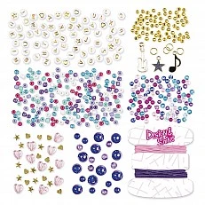 Creative set DIY sparkling bracelets, 6 pieces
