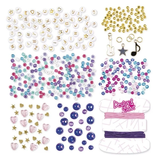 Creative set DIY sparkling bracelets, 6 pieces