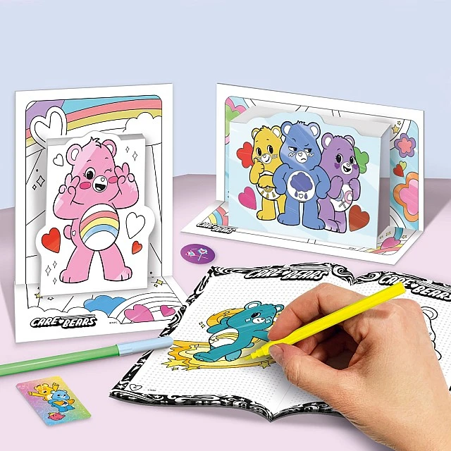 Creative set, Lisciani, Care Bears, 2 in 1 backpack with drawing set