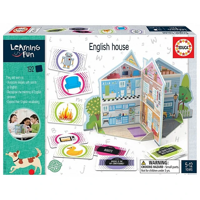 Educational game, Educa, English House, 192 parts