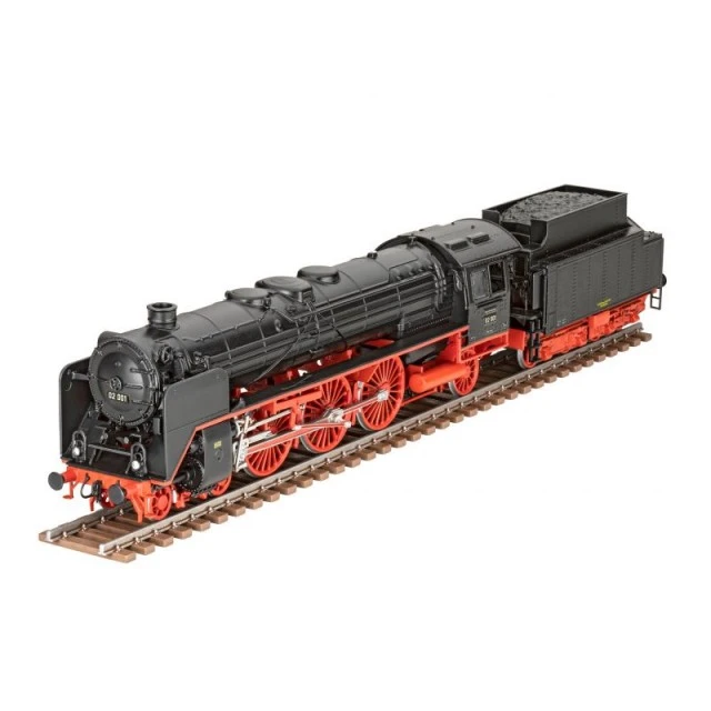 Assembled model BR 02 express train locomotive, 159 parts