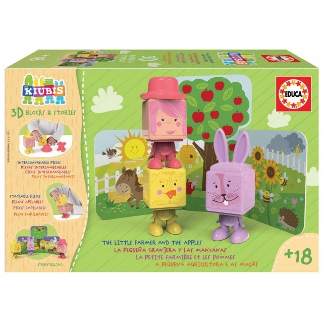 Educational game, Educa, The Kiubis, The Little Farmers and the Apples
