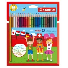 Set of colored pencils, Stabilo, 24 colors