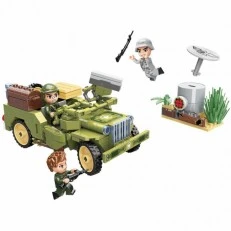Конструктор Combat Zone, Нападение с джип, 264 части