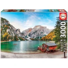 Puzzle Educa Lake Braies in Autumn 3000 pieces