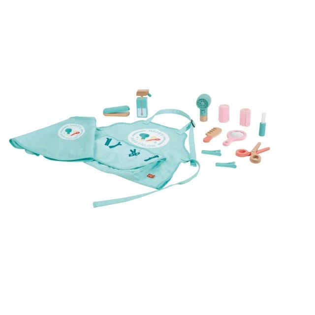 Children’s wooden set, Hape, Little hairdressers, 15 pieces