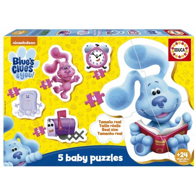 Puzzle for children, Educa, Riddles of Blue, 19 pieces