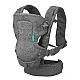 Ergonomic baby carrier, Infantino, Flip 4 in 1, Gray, from 3.6 to 14.5 kg.