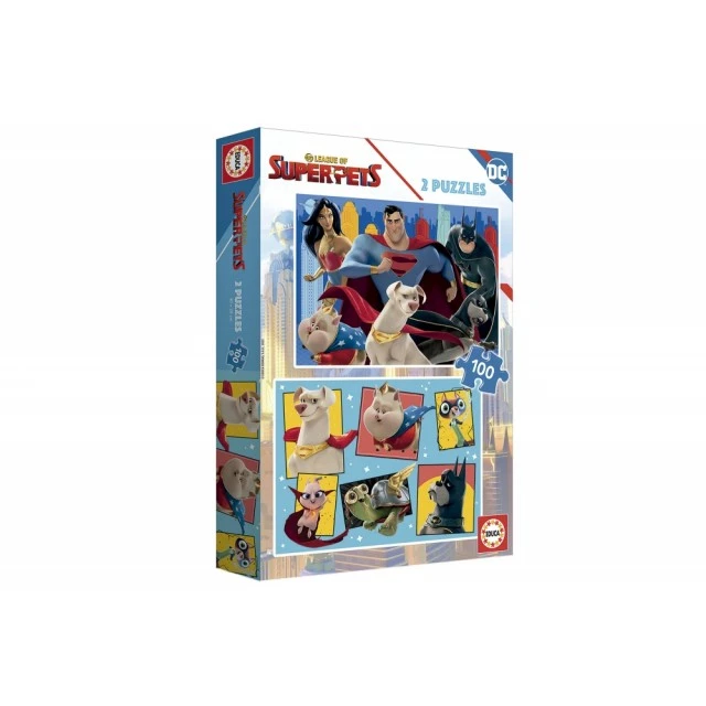 Puzzle Educa DC League of Super-Pets 2 x 100 pieces