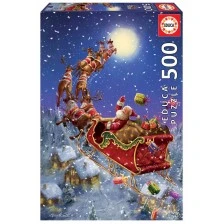 Puzzle, Educa, Santa is coming, 500 pieces