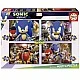 Прогресивен пъзел Sonic Prime 4 в 1 Neon, 50/80/100/150 части