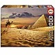 Puzzle, Educa, Camel in the desert, 1000 pieces