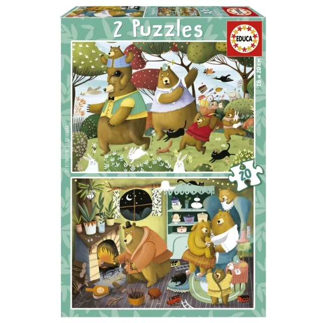 Puzzle Forest Tales 2 in 1 2 x 20 pieces