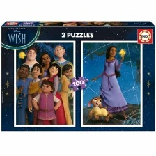 Wish 2in1 puzzle, 2 x 100 pieces