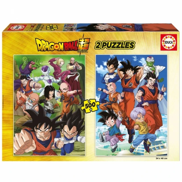 Пъзел Dragon Ball 2в1, 2 х 500 части