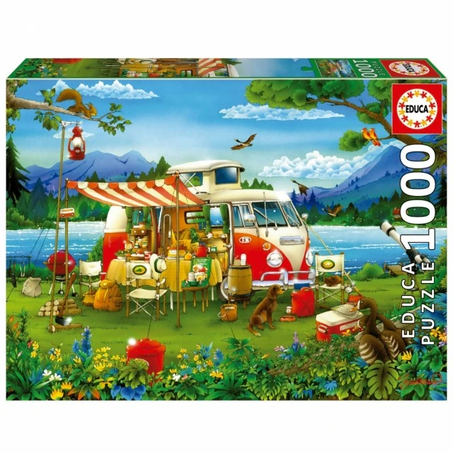 Пъзел Къмпинг ваканция, 1000 части