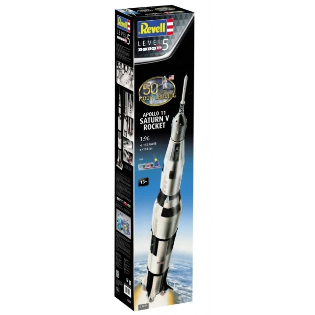 Комплект сглобяем модел Apollo 11 Saturn V Rocket, 183 части