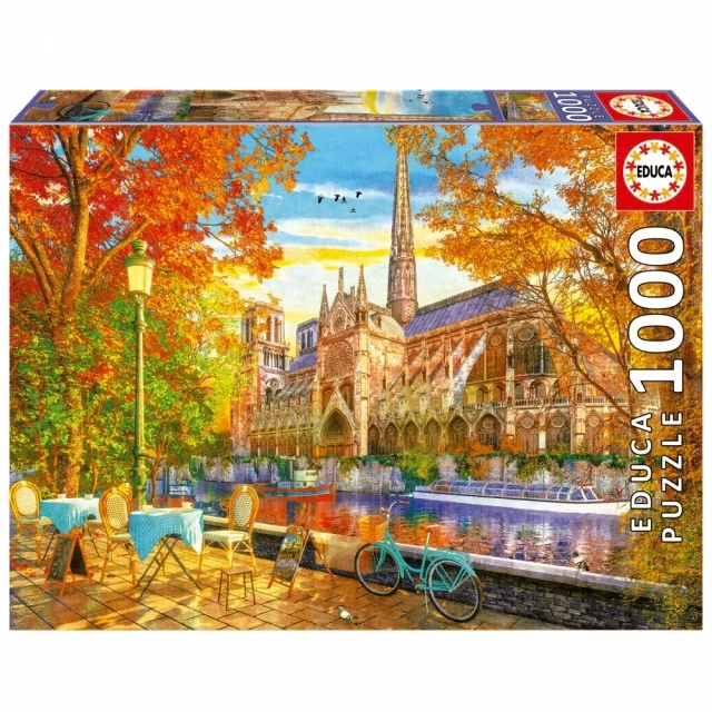 Пъзел Нотр Дам през есента, 1000 части