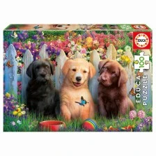 Puzzle Puppies Posing, 100 pieces