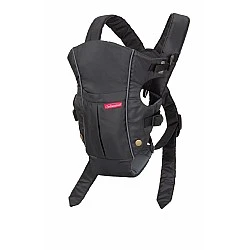 Ergonomic baby carrier with pocket, Infantino, 2 in 1, Black, from 3.6 to 11.3 kg.