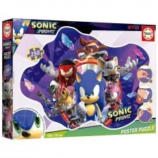 Puzzle Sonic Prime Poster 250 pieces