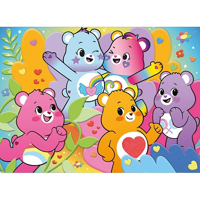 Puzzle, Lisciani, Care Bears, Double-sided puzzle, 24 pieces