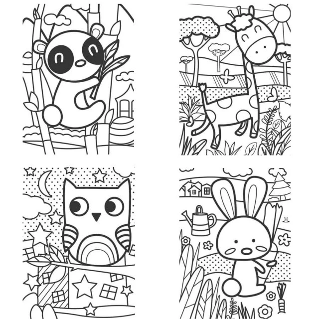 Coloring book Animals